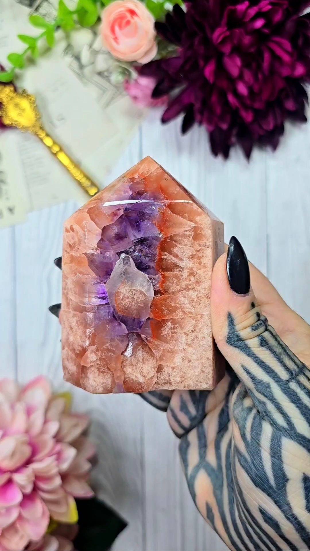 Pink Amethyst Tower CT829