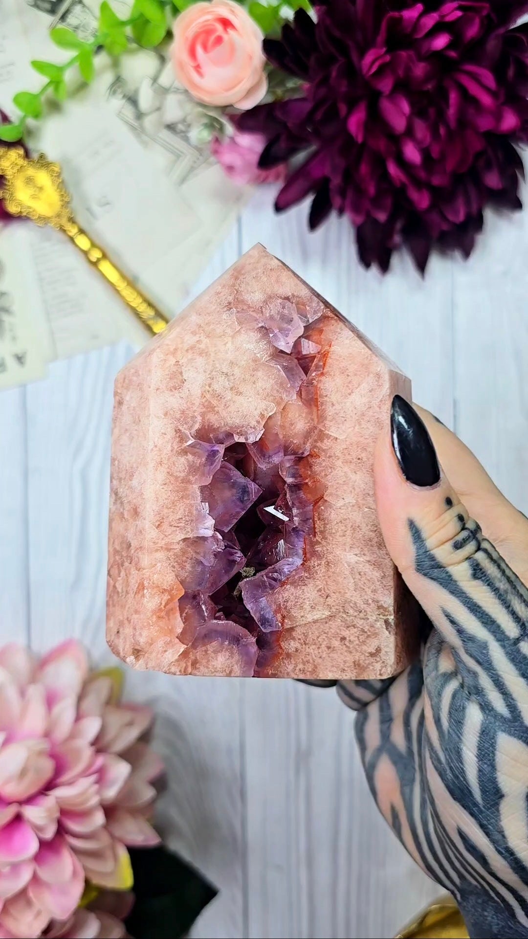 Pink Amethyst Tower CT830