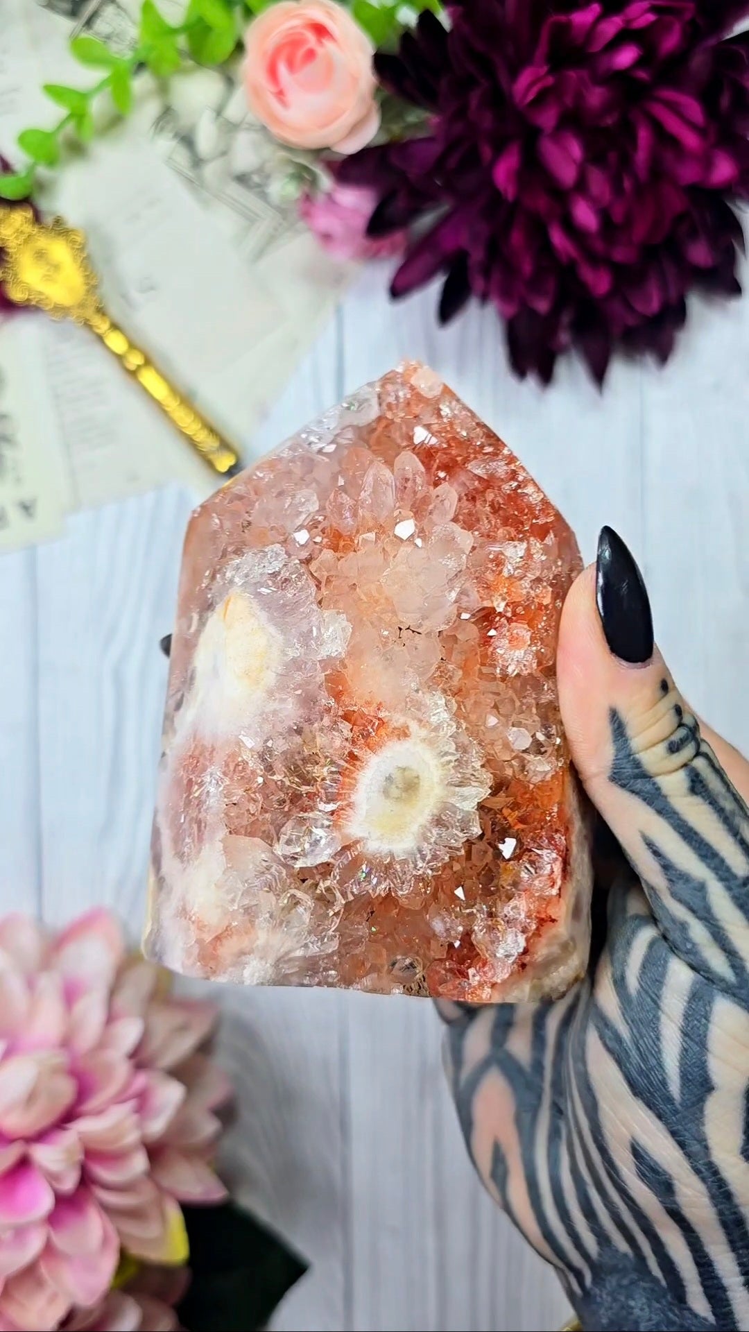 Pink Amethyst Tower CT831