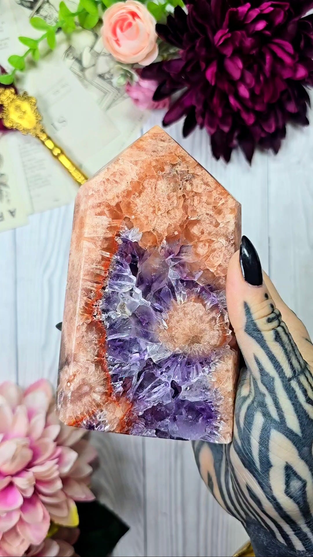Pink Amethyst Tower CT833