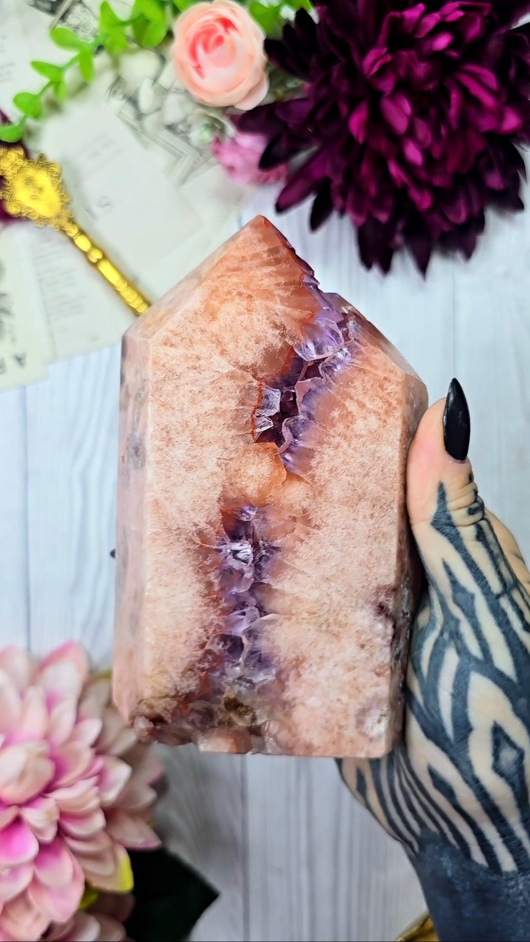 Pink Amethyst Tower CT835