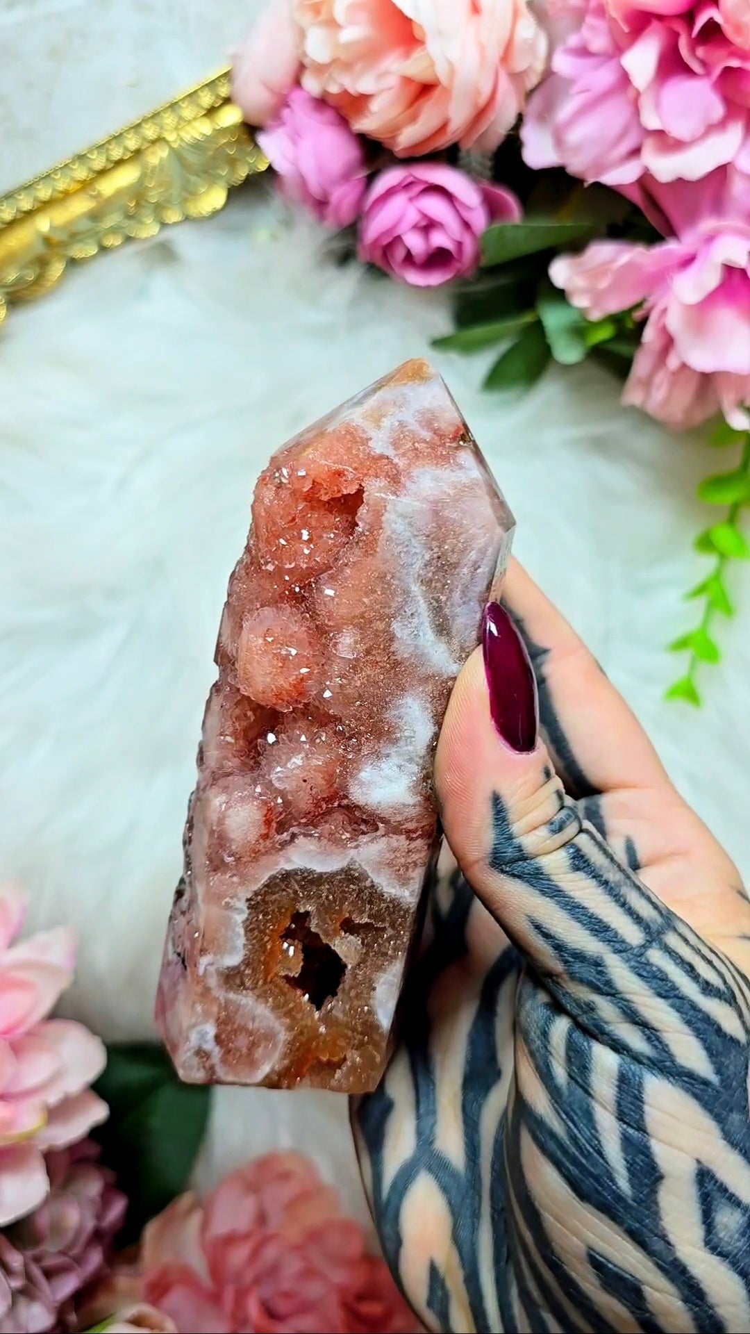 Pink Amethyst Tower CT837
