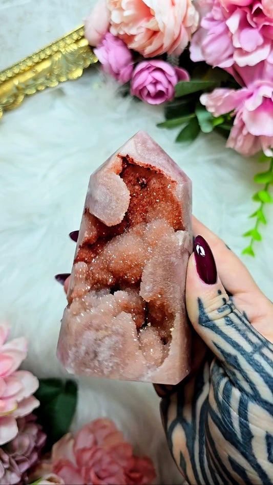 Pink Amethyst Tower CT838