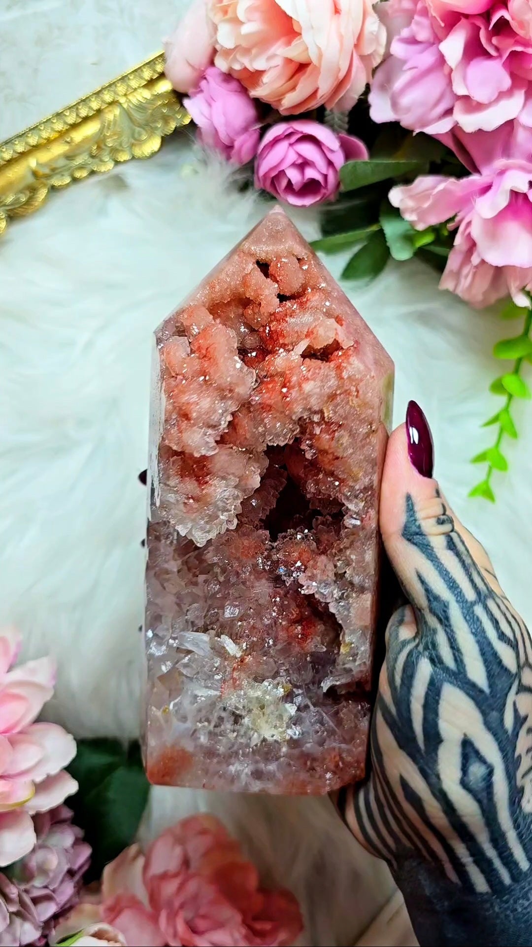 Pink Amethyst Tower CT843