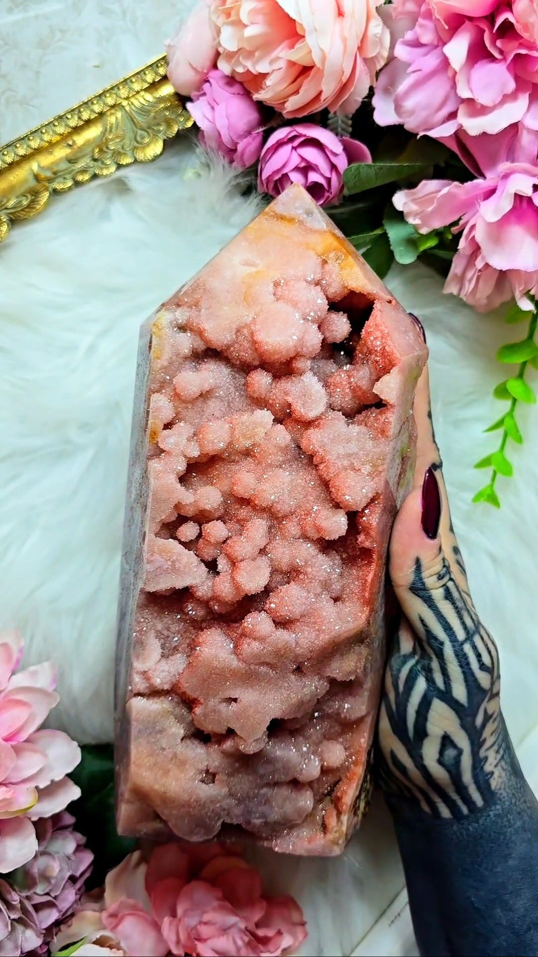 Pink Amethyst Tower CT847