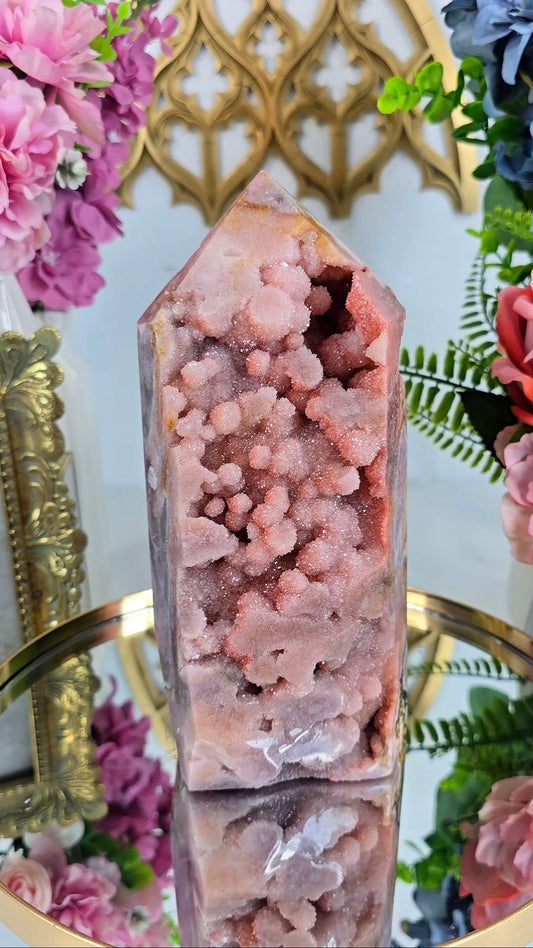 Pink Amethyst Tower CT847