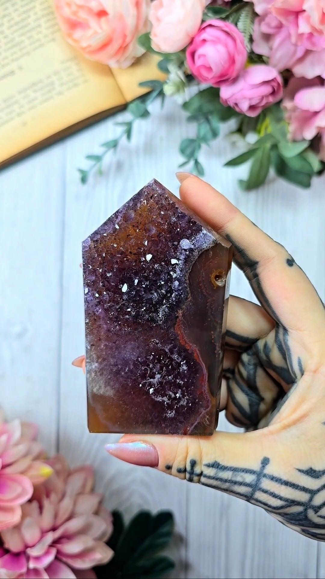 Druzy Agate Tower CT852