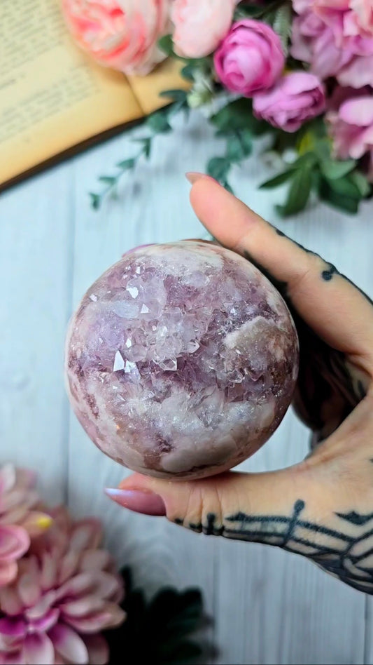Pink Amethyst Sphere CS319