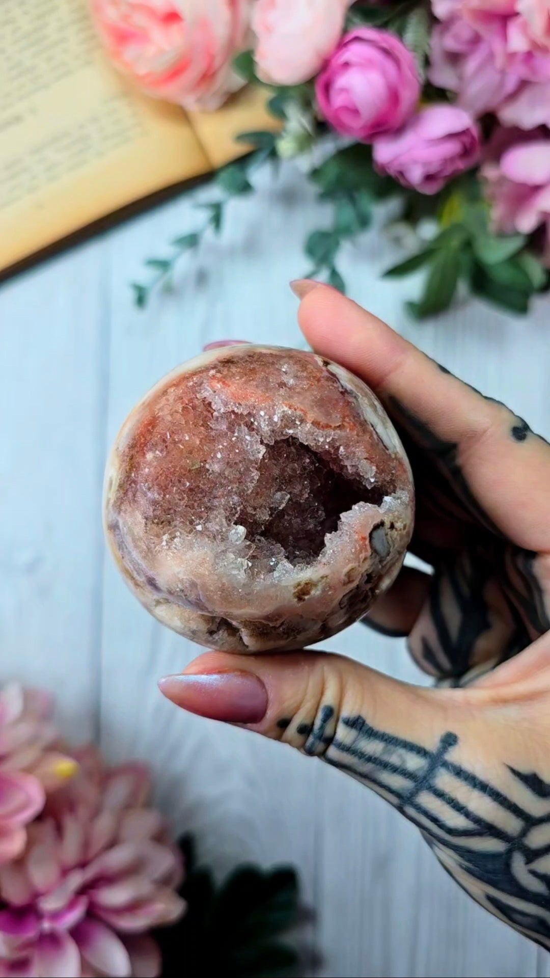 Pink Amethyst Sphere CS314