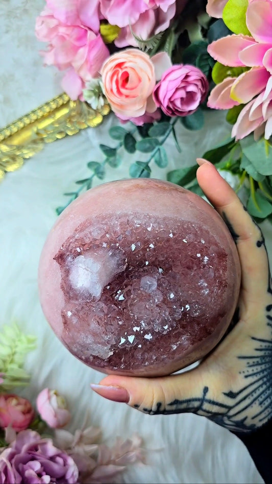 Pink Amethyst Sphere CS322