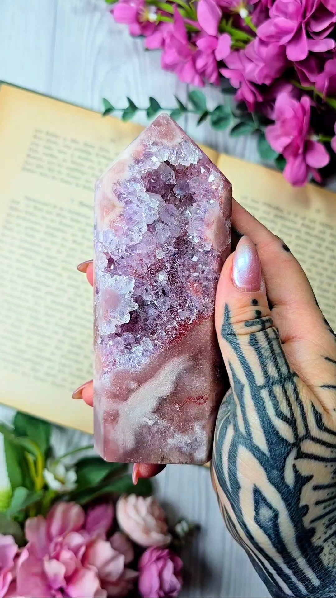 Pink Amethyst Tower CT860