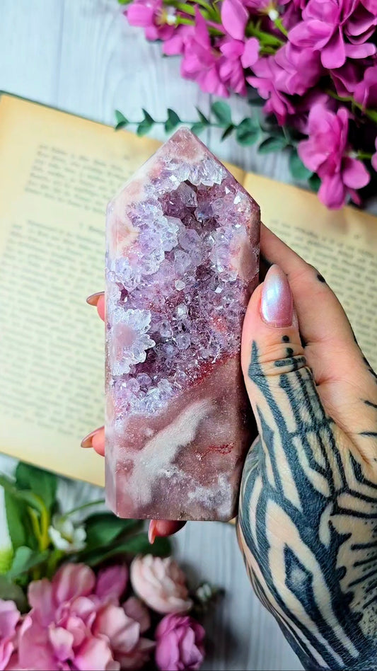 Pink Amethyst Tower CT860
