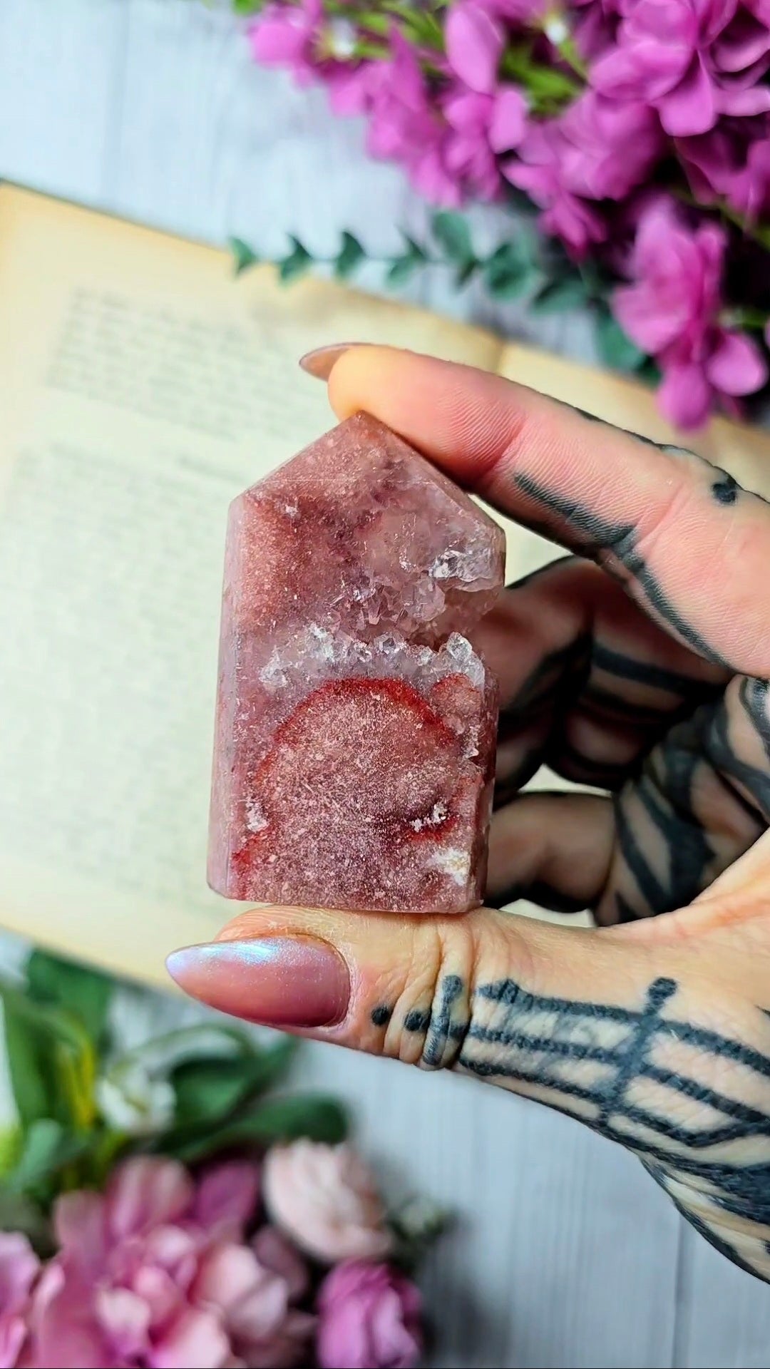 Pink Amethyst Tower CT856