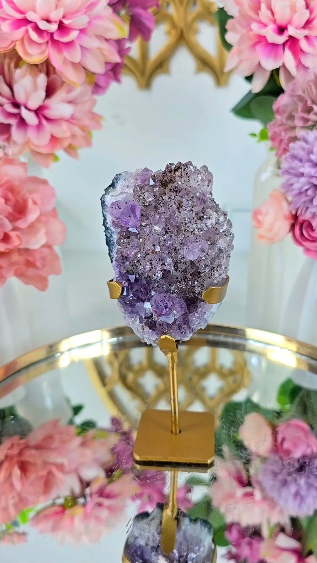 Amethyst Formation on Stand 160