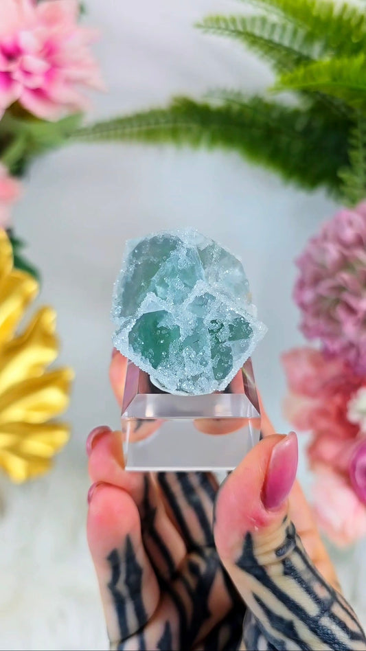 Green Sugar Fluorite