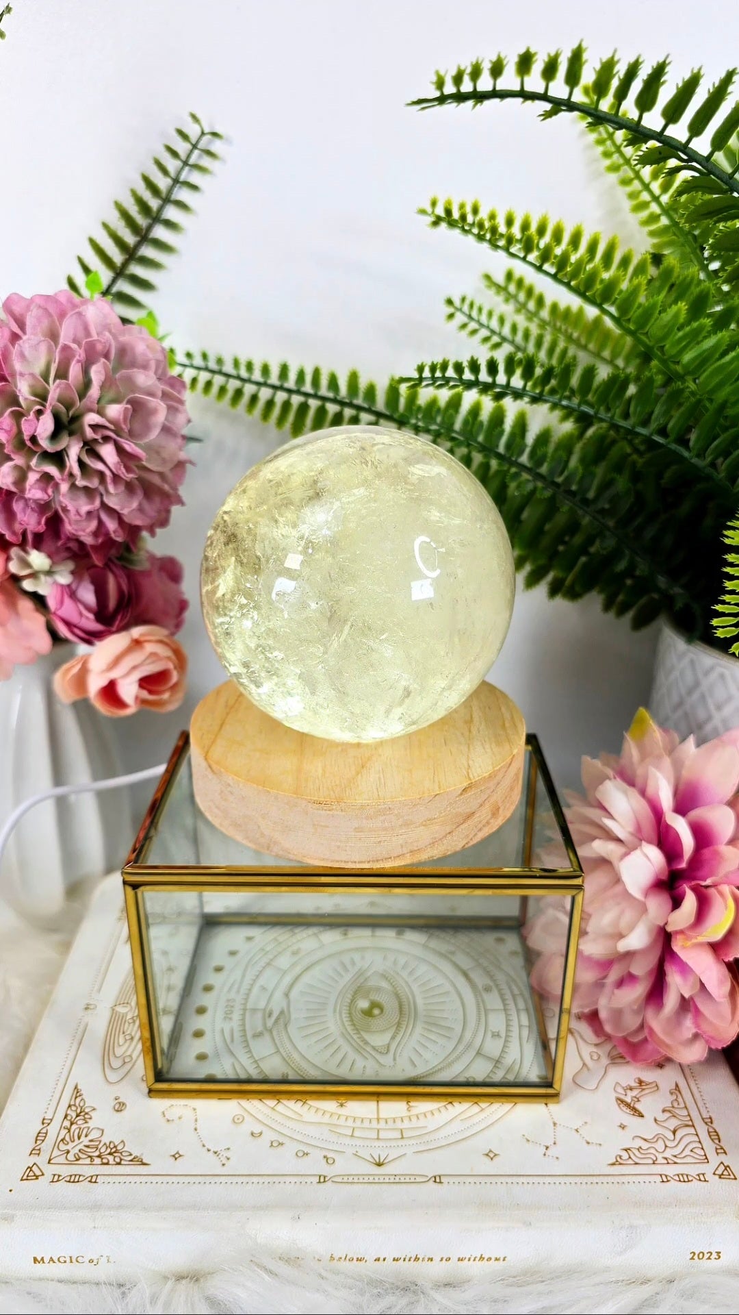 LED-Light Stand BIG for Spheres and other Crystals