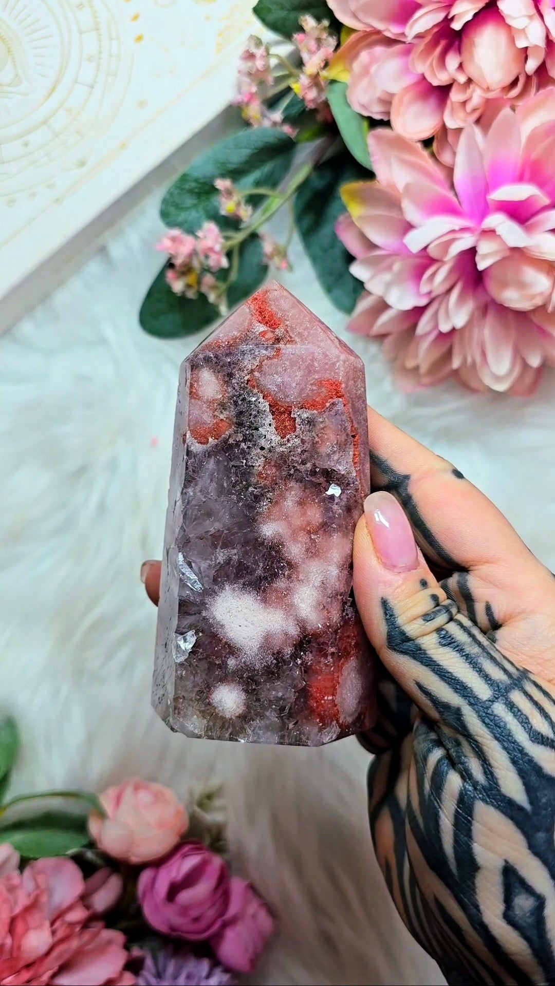 Pink Amethyst Tower CT870