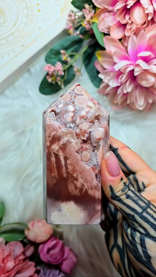 Pink Amethyst Tower CT871