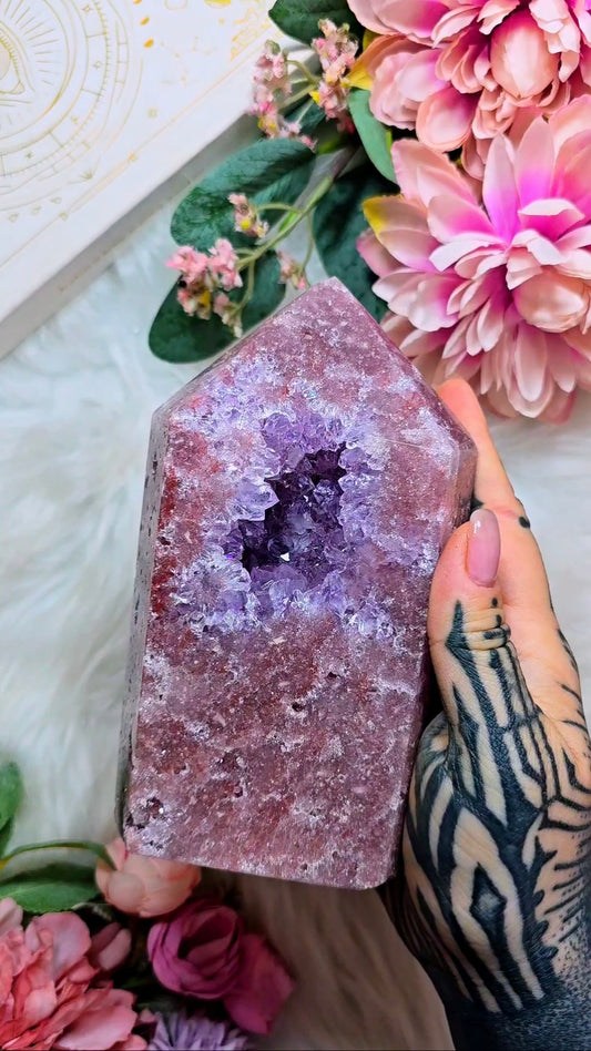 Pink Amethyst Tower CT874