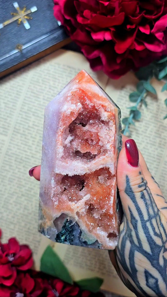 Pink Amethyst Tower CT888