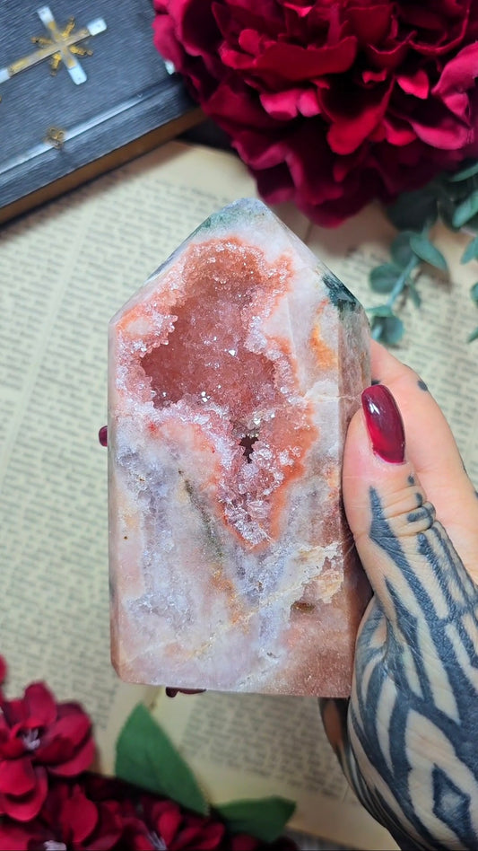 Pink Amethyst Tower CT886