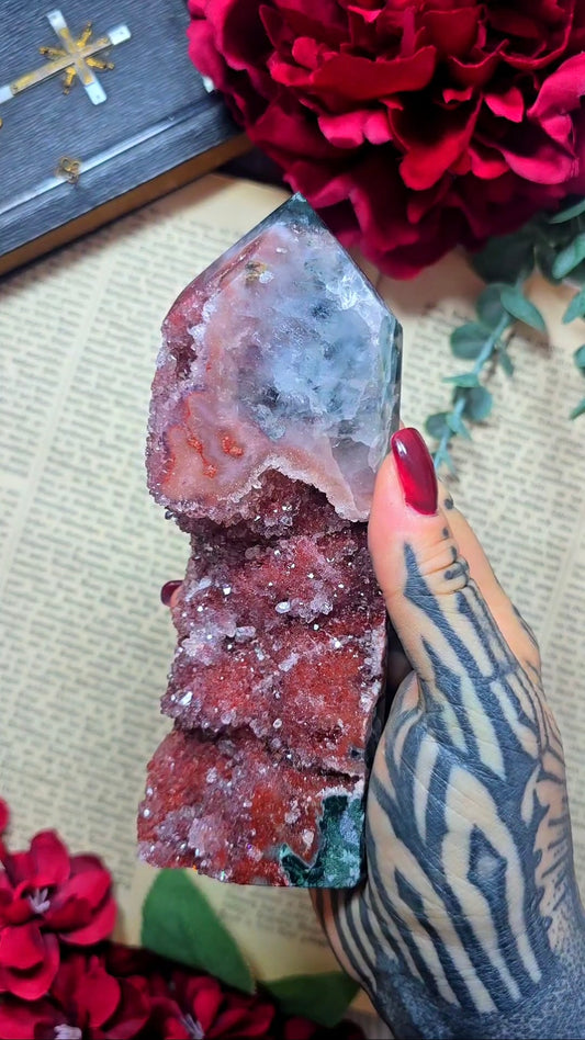 Pink Amethyst Tower CT891
