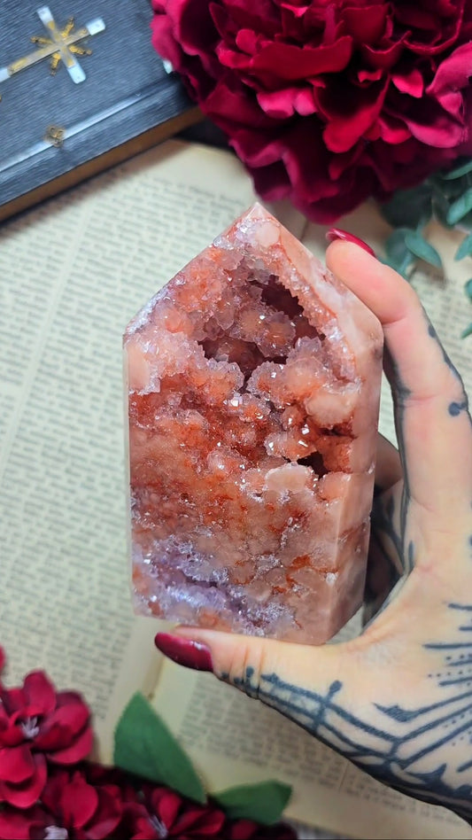 Pink Amethyst Tower CT887
