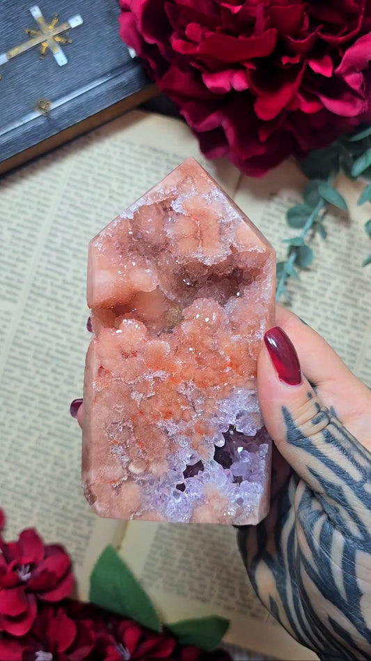 Pink Amethyst Tower CT884