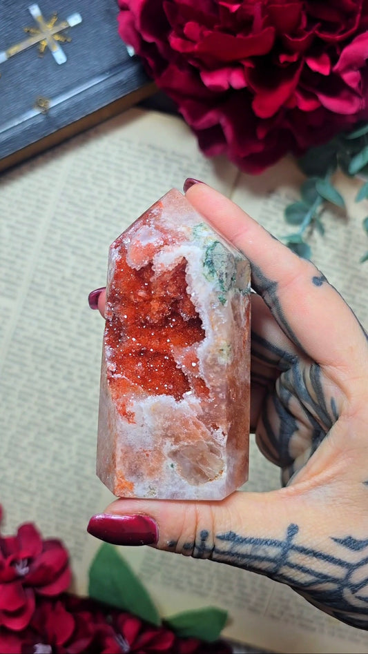 Pink Amethyst Tower CT880