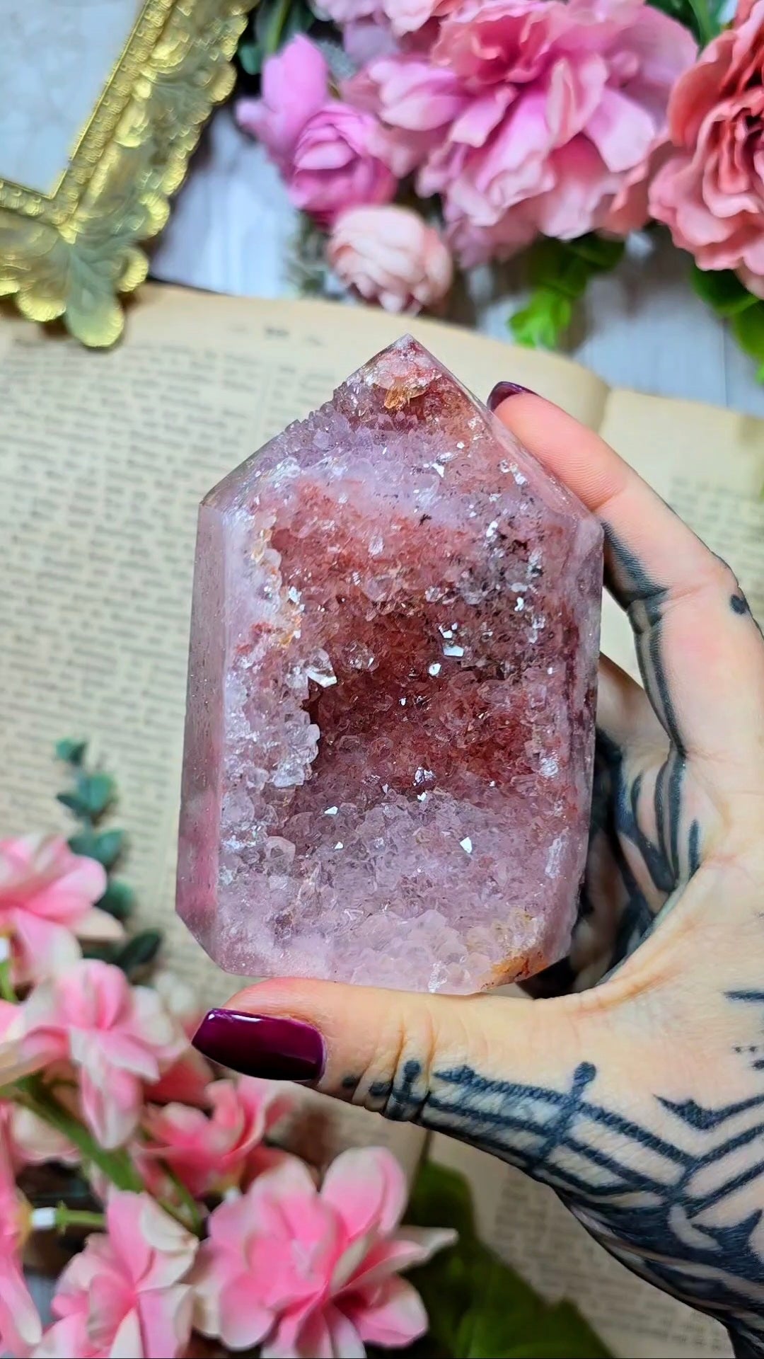 Pink Amethyst Tower CT906