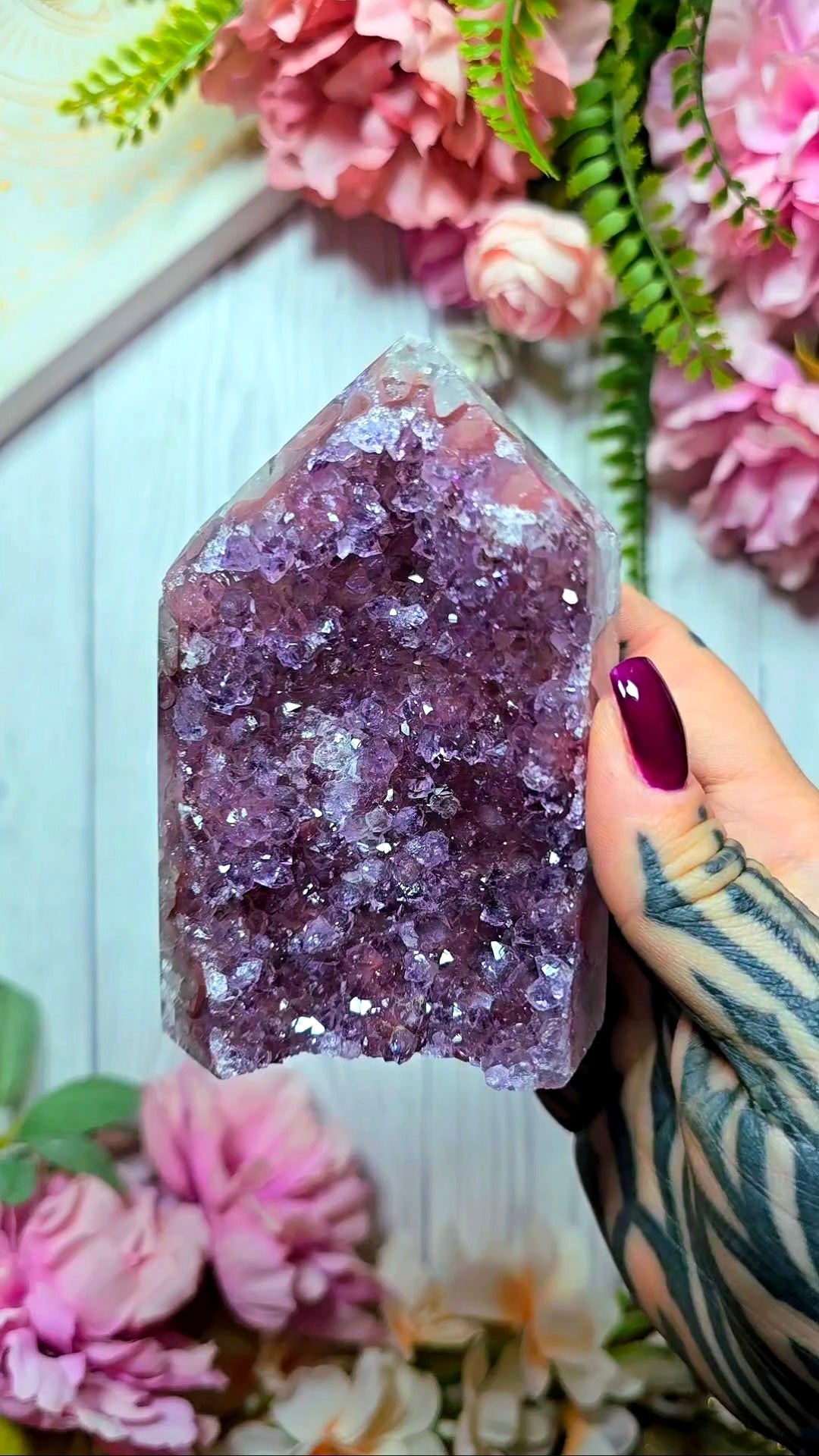 Rainbow Amethyst Tower CT898