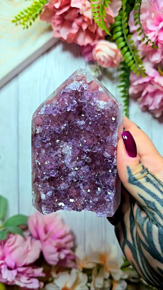 Rainbow Amethyst Tower CT898