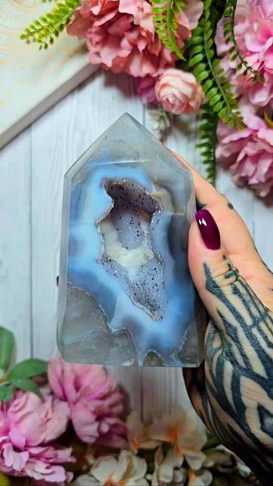 Druzy Agate Tower CT901