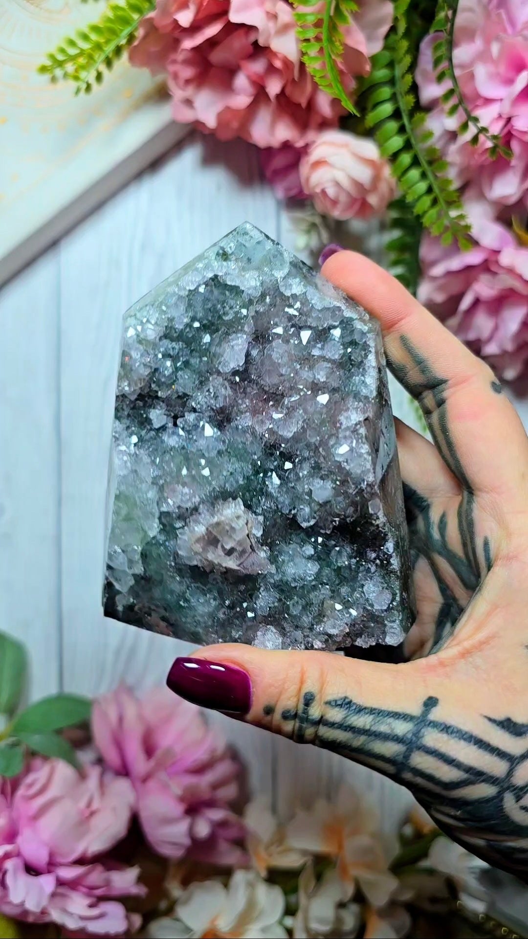 Rainbow Amethyst Tower CT902