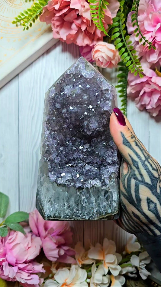 Rainbow Amethyst Tower CT903
