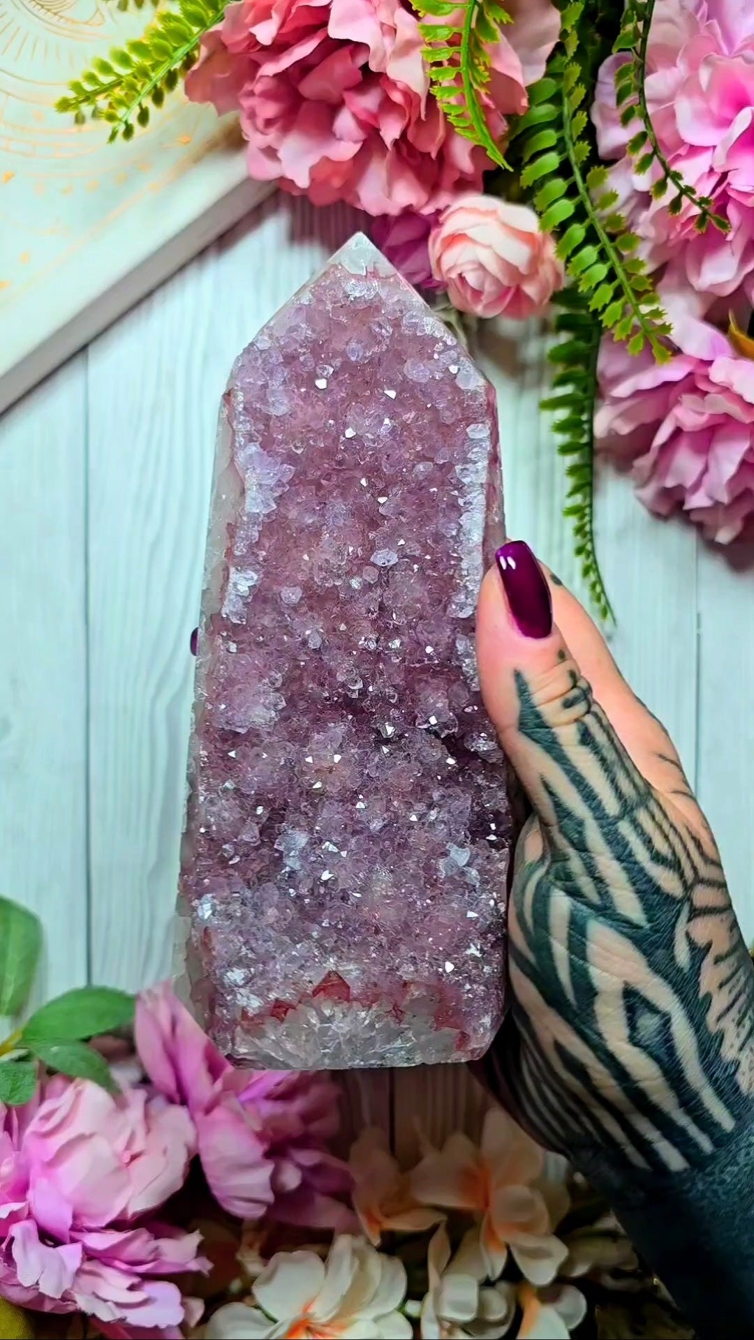 Rainbow Amethyst Tower CT904