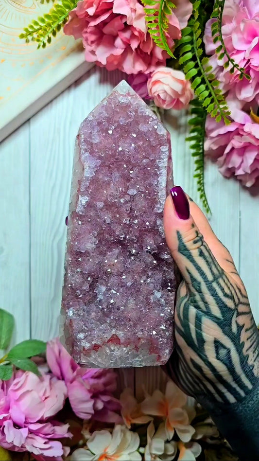 Rainbow Amethyst Tower CT904