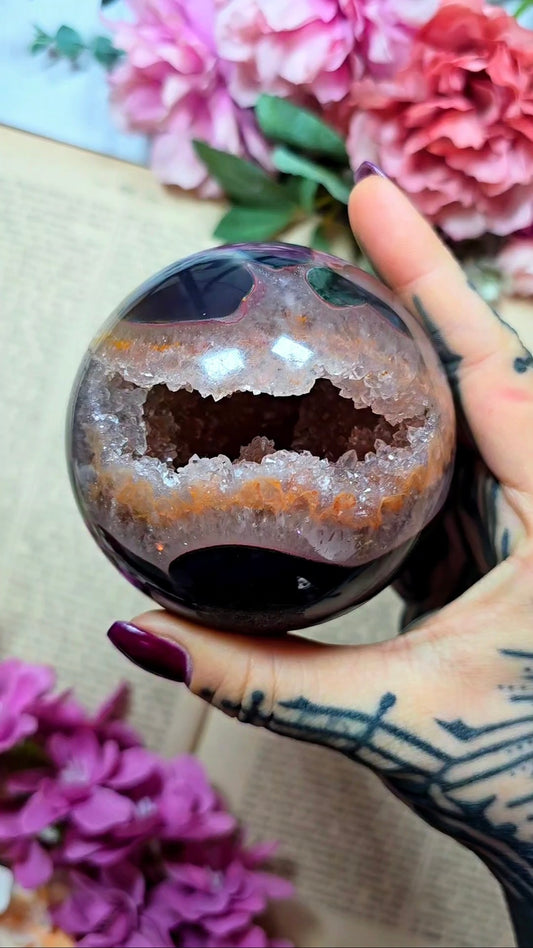 Druzy Agate Sphere CS327