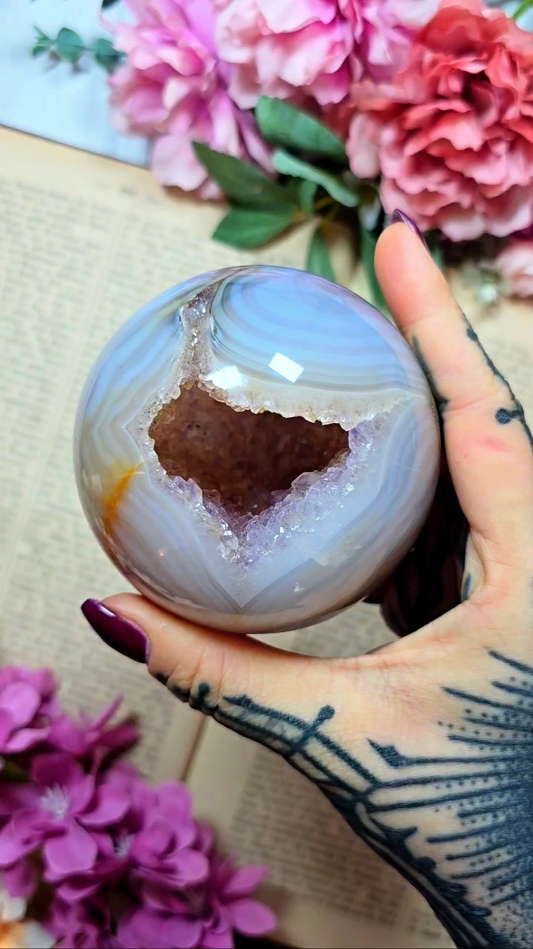 Druzy Agate Sphere CS328