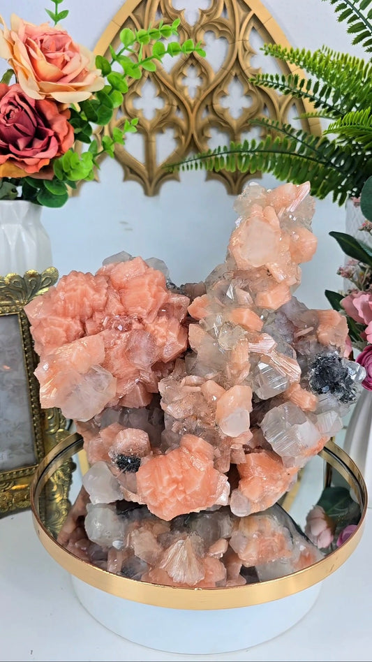 HUGE Chalcedony with Apophyllite and Stilbite 03