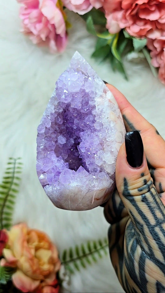 Pink Amethyst x Flower Agate Flame PF10