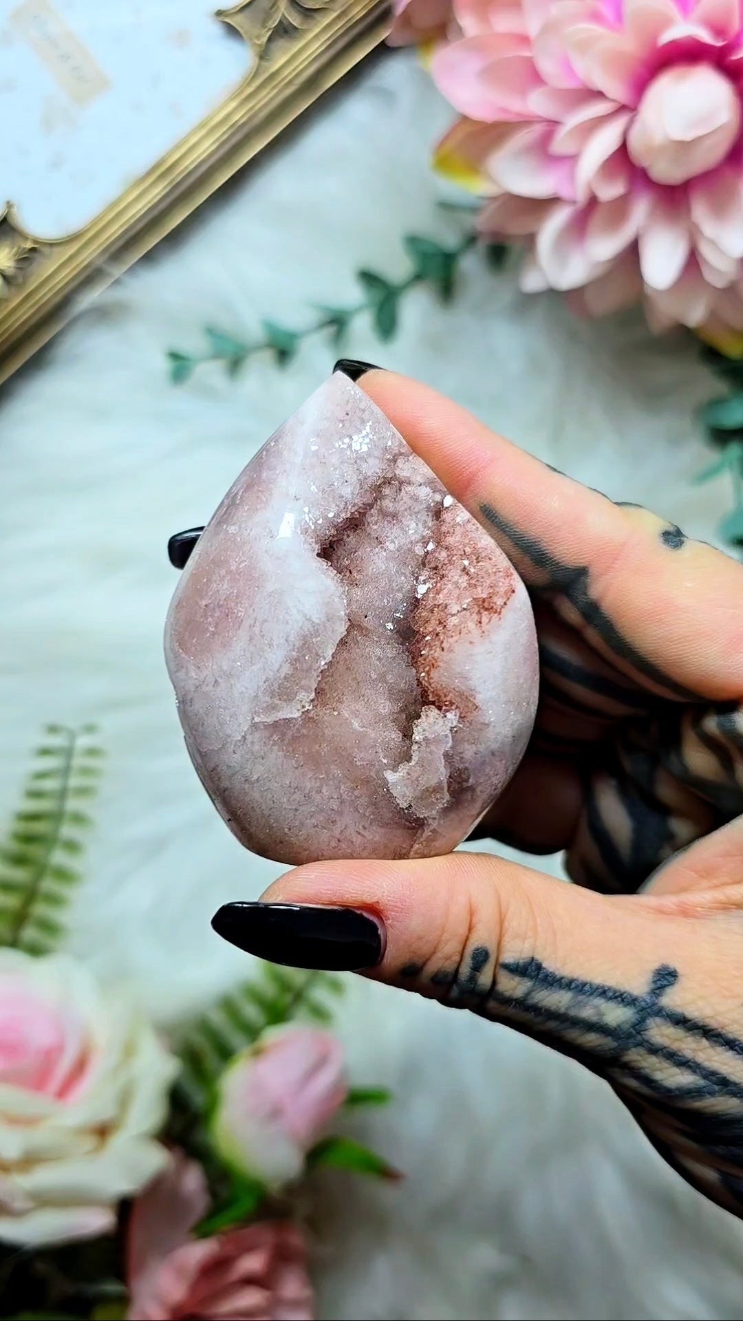 Pink Amethyst x Flower Agate Flame PF12