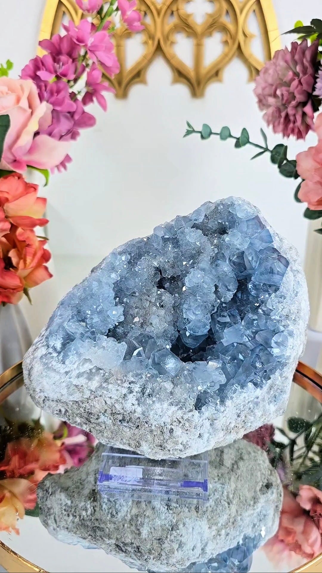 BIG Celestite Cluster