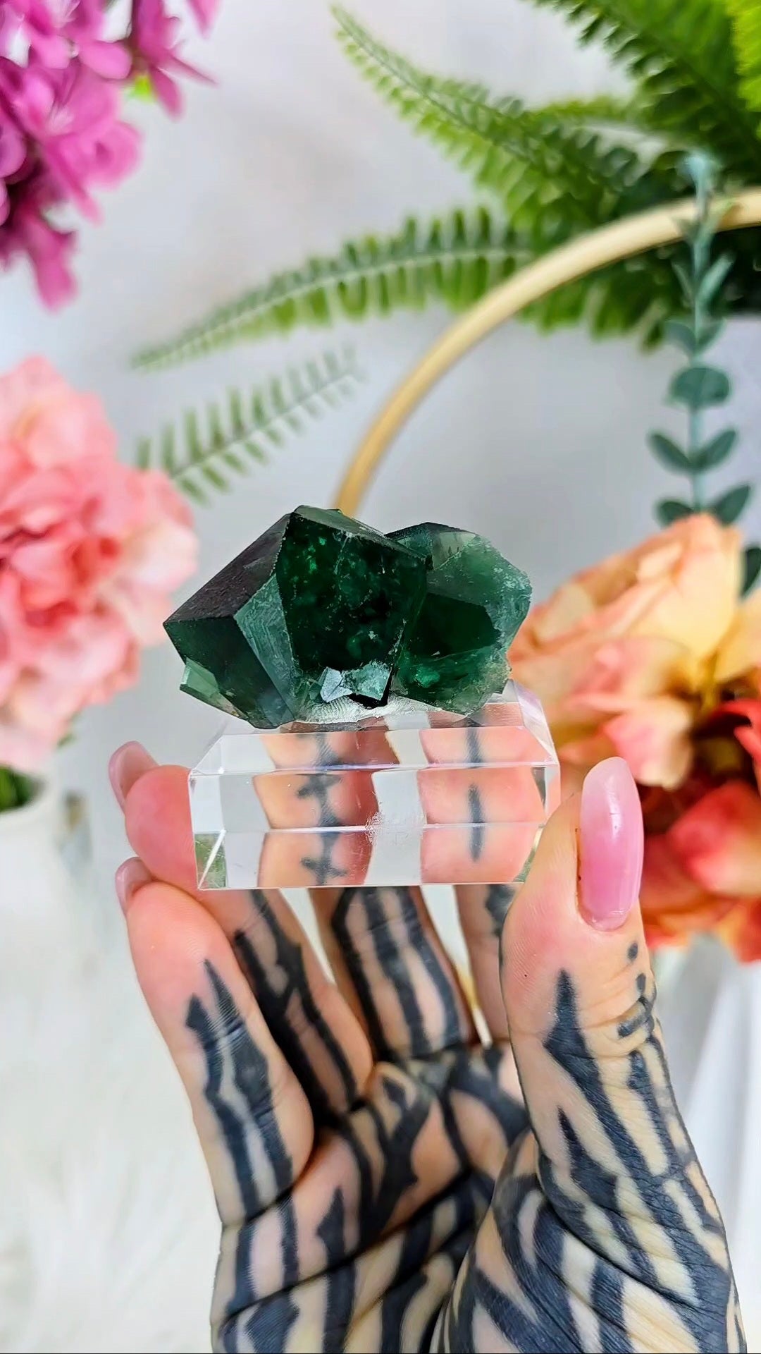 Daylight UV reactive Fluorite / Northern Lights Pocket