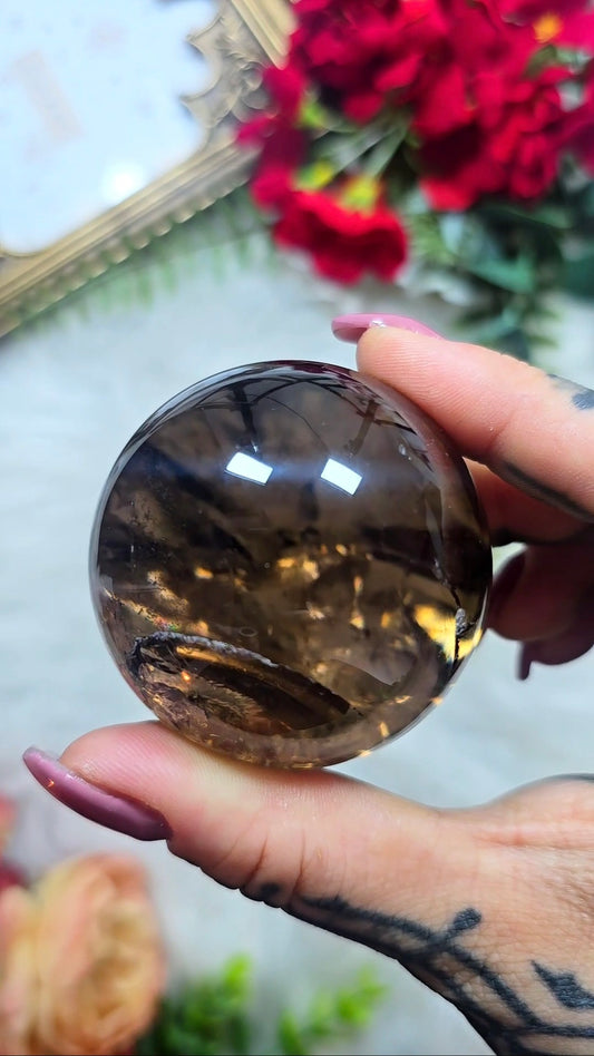 High Quality Smoky Quartz Sphere
