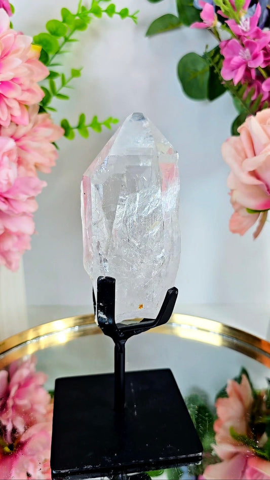 Lemurian Quartz on Stand