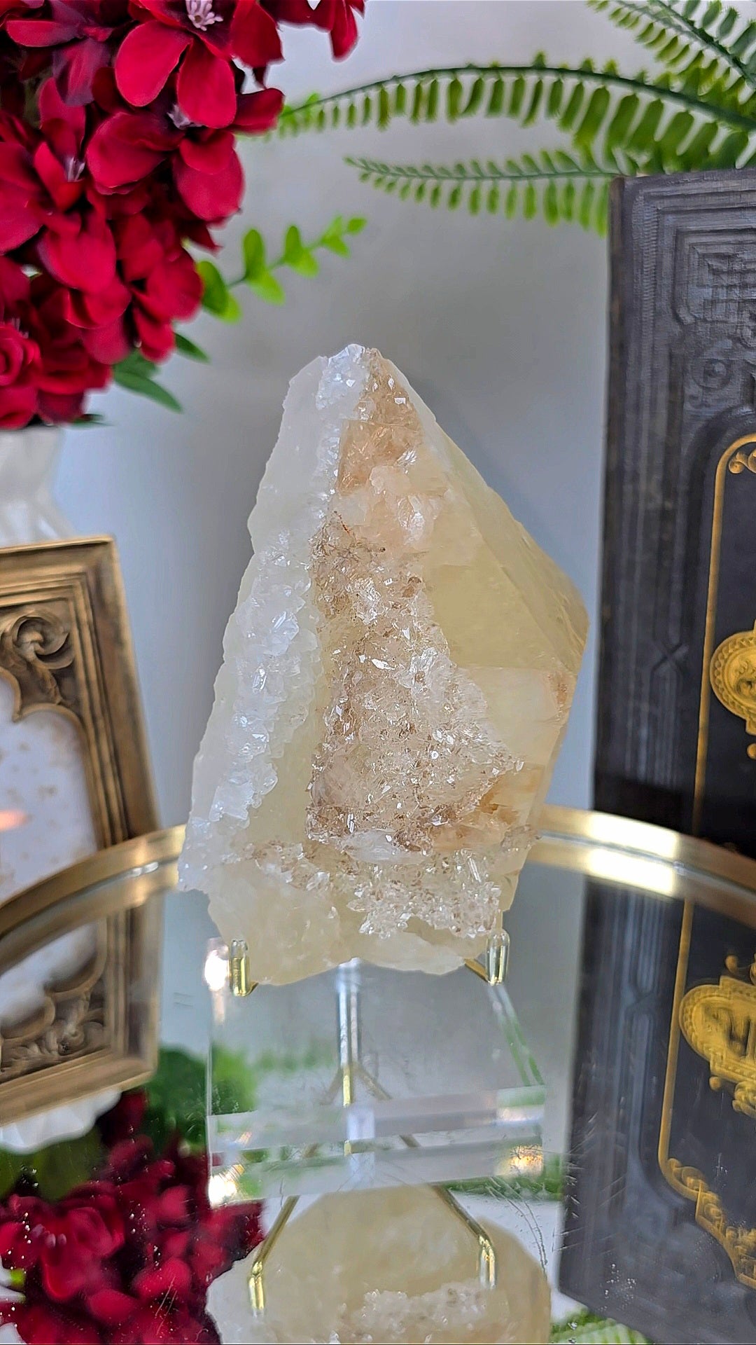 Sparkly Calcite with Apophyllite 11