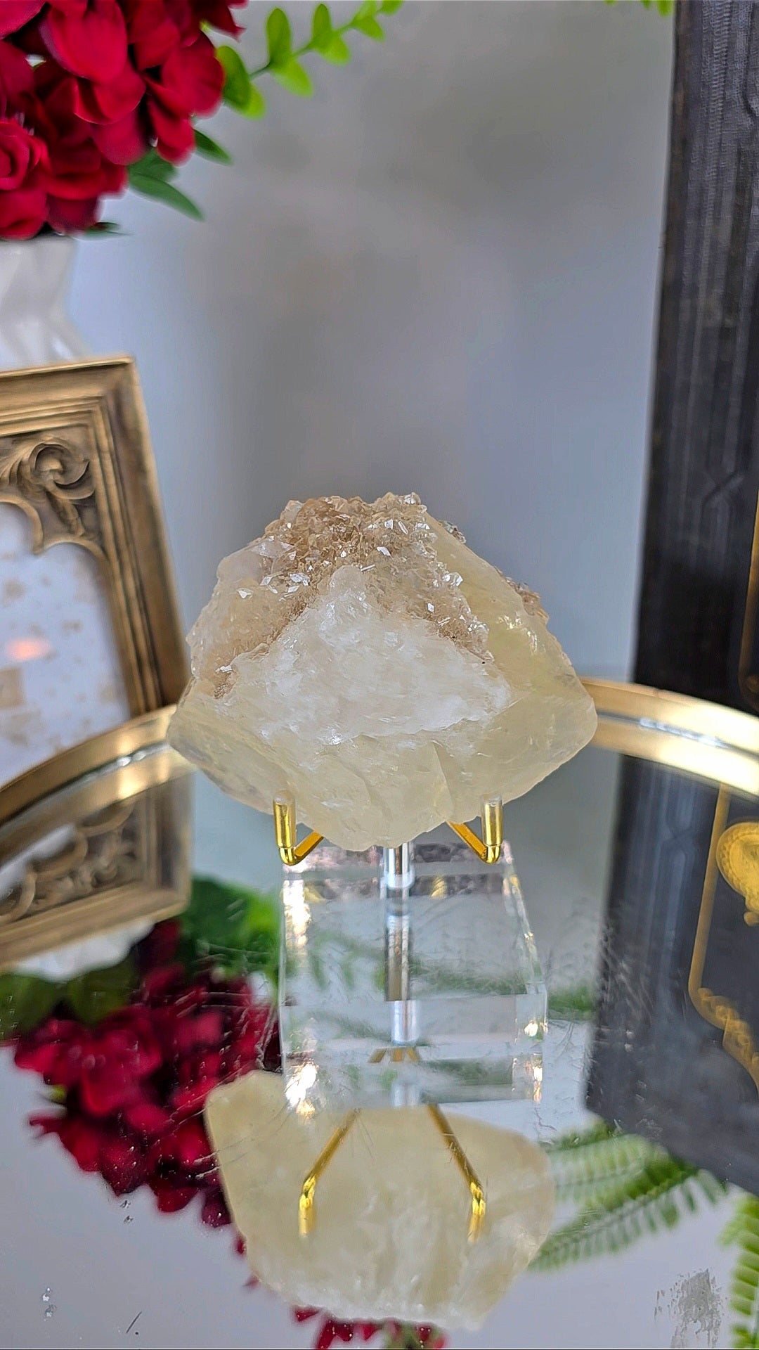 Sparkly Calcite with Apophyllite 07