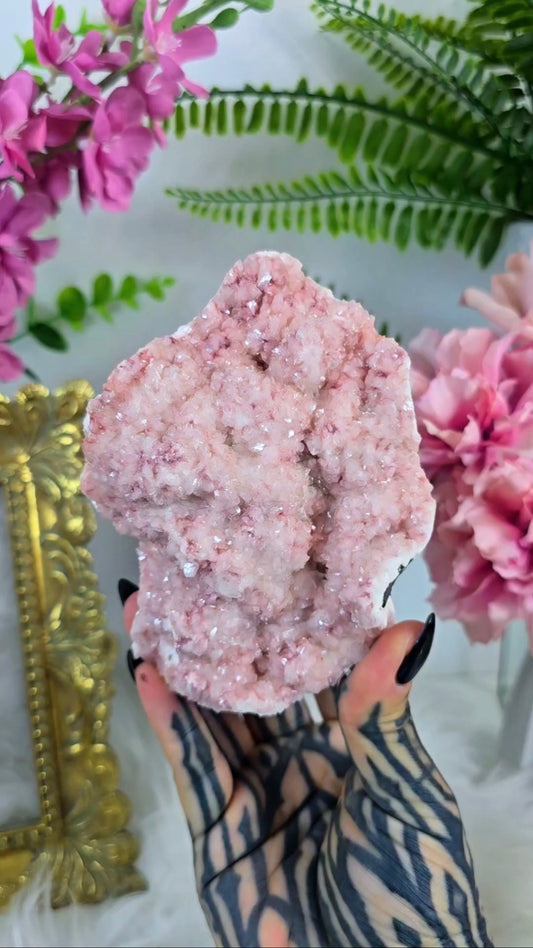 Pink Heulandite (freestanding) 11