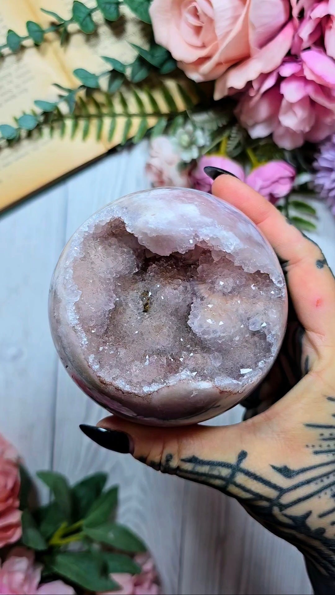 Pink Amethyst Sphere CS349